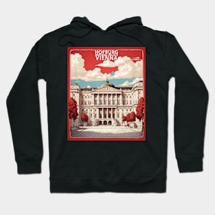 Hofburg Imperial Palace Vienna Austria Vintage Travel Poster Tourism Hoodie